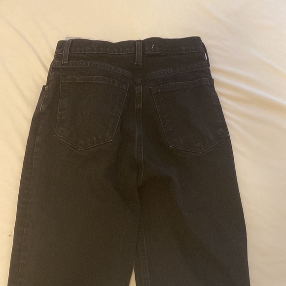 Abercrombie & Fitch Ultra High Rise 90s Straight Jean, Black - Picture 6 of 6